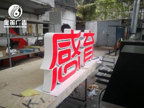广东感育LED立体发光字制作、落地LED发光字制作厂家